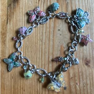 Brighton Butterfly and Flower Bracelet